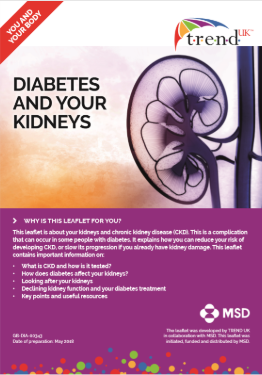 Image for TREND UK  Diabetes and Your Kidneys